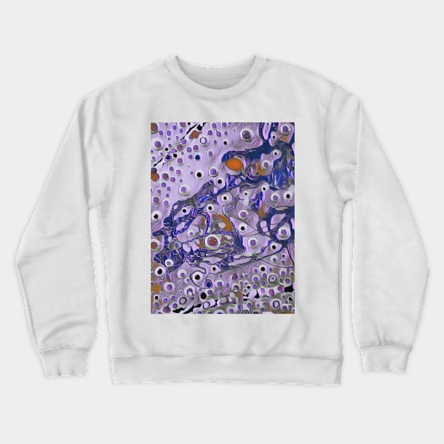 Multiverso y burbujas III Crewneck Sweatshirt by Jugando con colores 